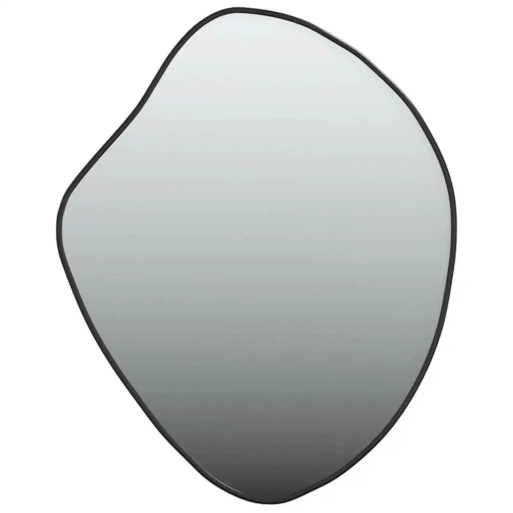vidaXL Panneau décoratif en verre PVC noir 50x40cm 4mm d'épaisseur plat pour décoration murale intérieure ou table