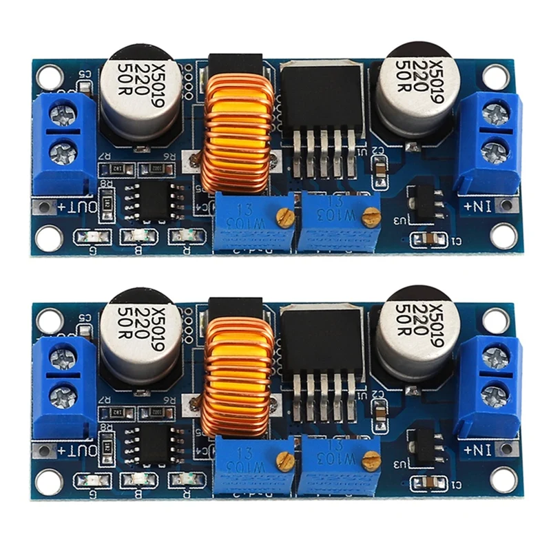 Hot 2X Lithium Battery Charger Module Board 5V-32V To 0.8V-30V 5A LED Driver Step Down Buck Converter Board