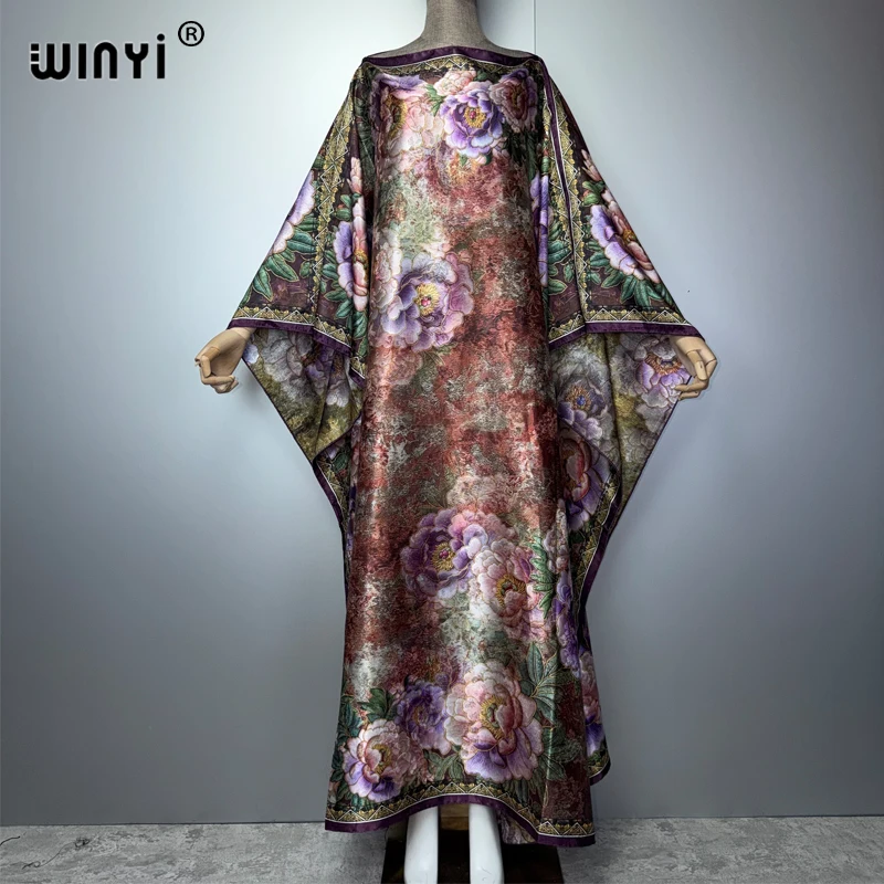 فستان كافتان طويل من WINYI بتصميم بوهيمي أنيق للنساء، مناسب للحفلات المسائية، عباءة إسلامية فاخرة بأسلوب دبي 26