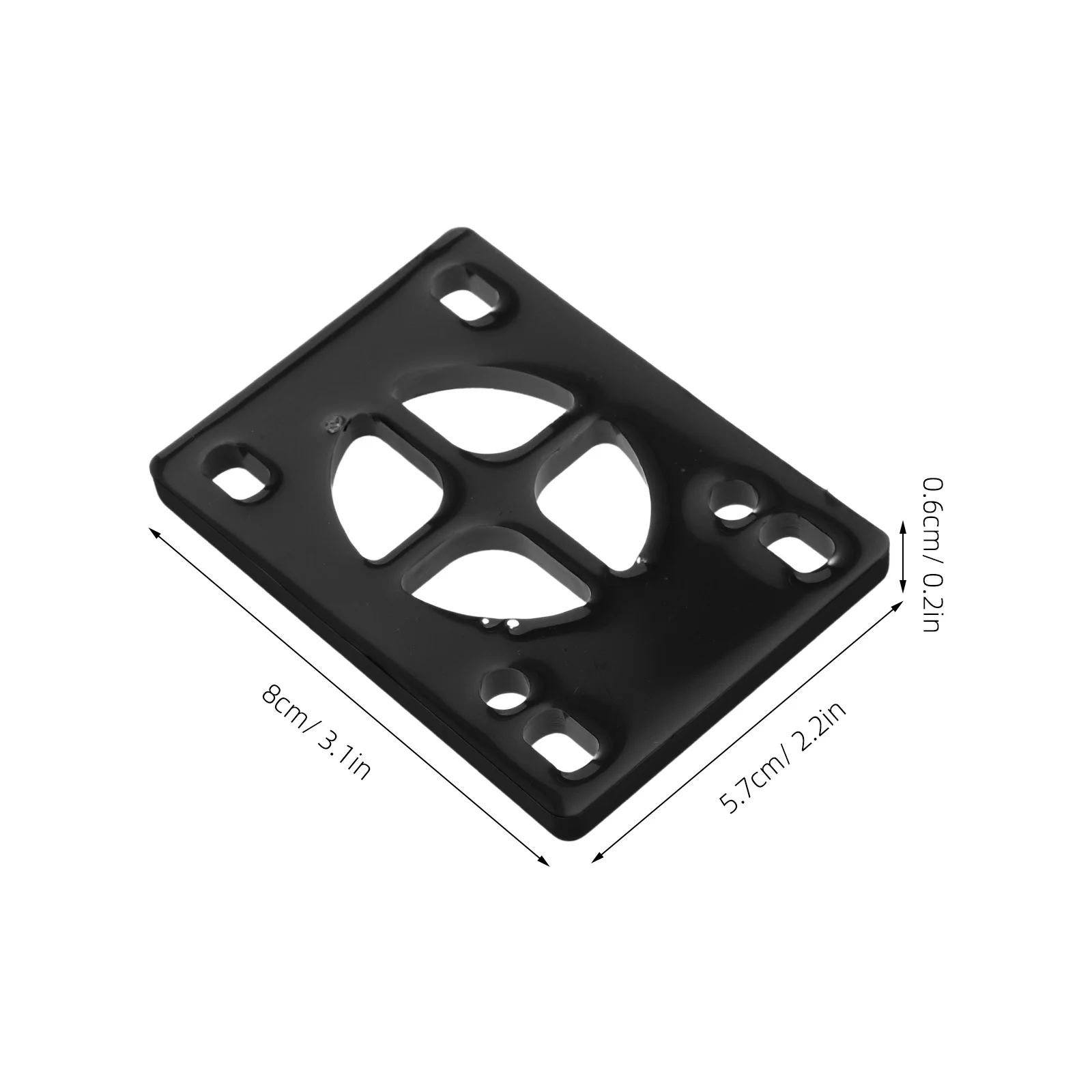 2 قطعة لوح التزلج امتصاص الصدمات وسادة قسط بولي PU التخميد الناهض تعزيز الاهتزاز الحد سهلة التركيب يناسب معظم 4-عجلة