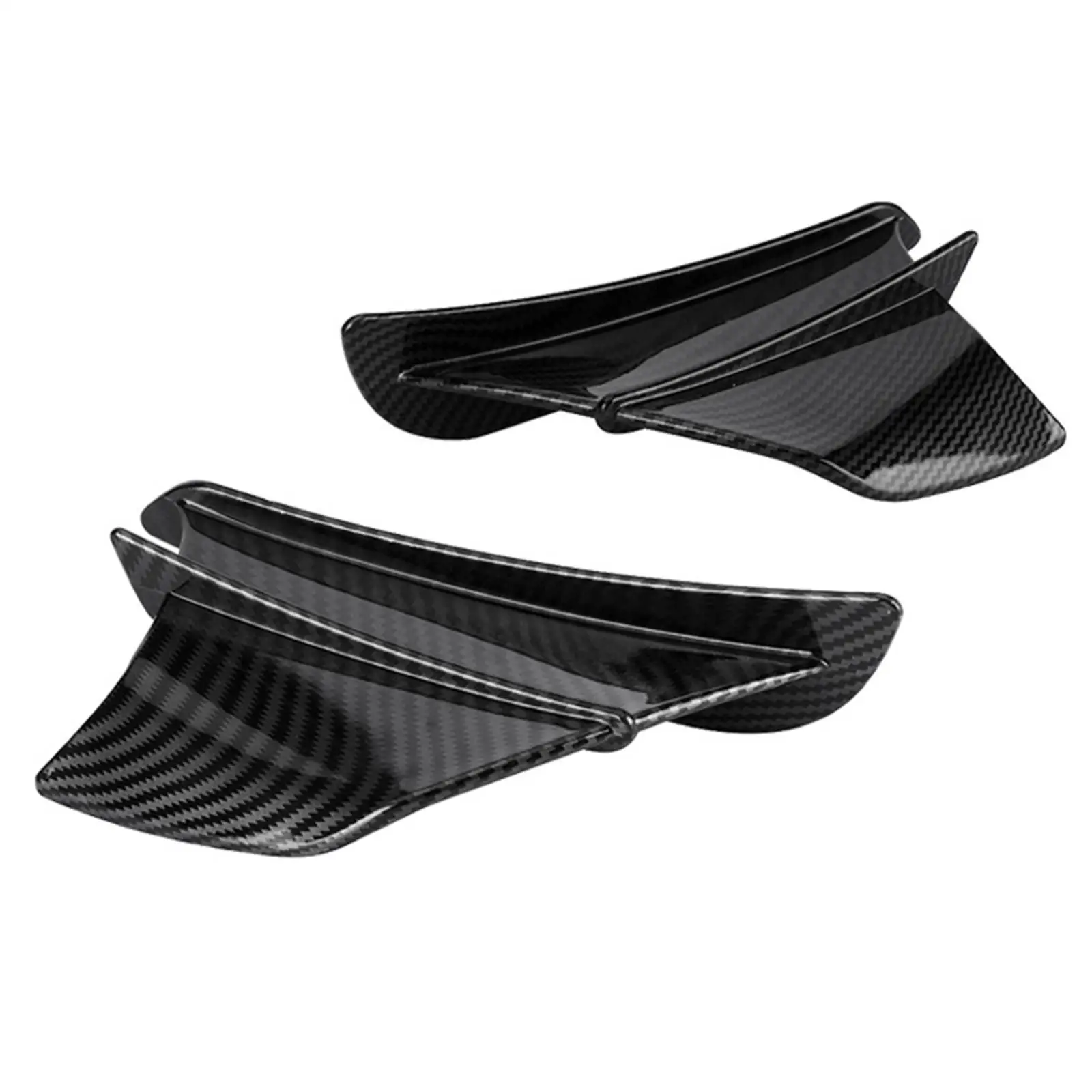 Motorcycle Gloss Fixed Wind Wing Winglets Aerodynamic Wing Kit Accessories