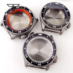 41mm Titanium 200M Dive Watch Case 3.8 Screw Crown Sapphire Glass Black/White/Orange Chapter Ring Fit NH34 NH35 NH36 Movement