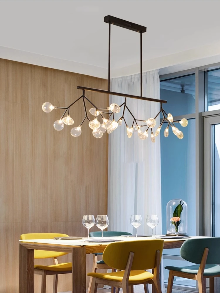 Imagem -05 - Modern Firefly Led Lustres Árvore Branch Pendant Iluminação Designer Elegante Sala de Jantar Cozinha Ilha Teto Lustre Lâmpada