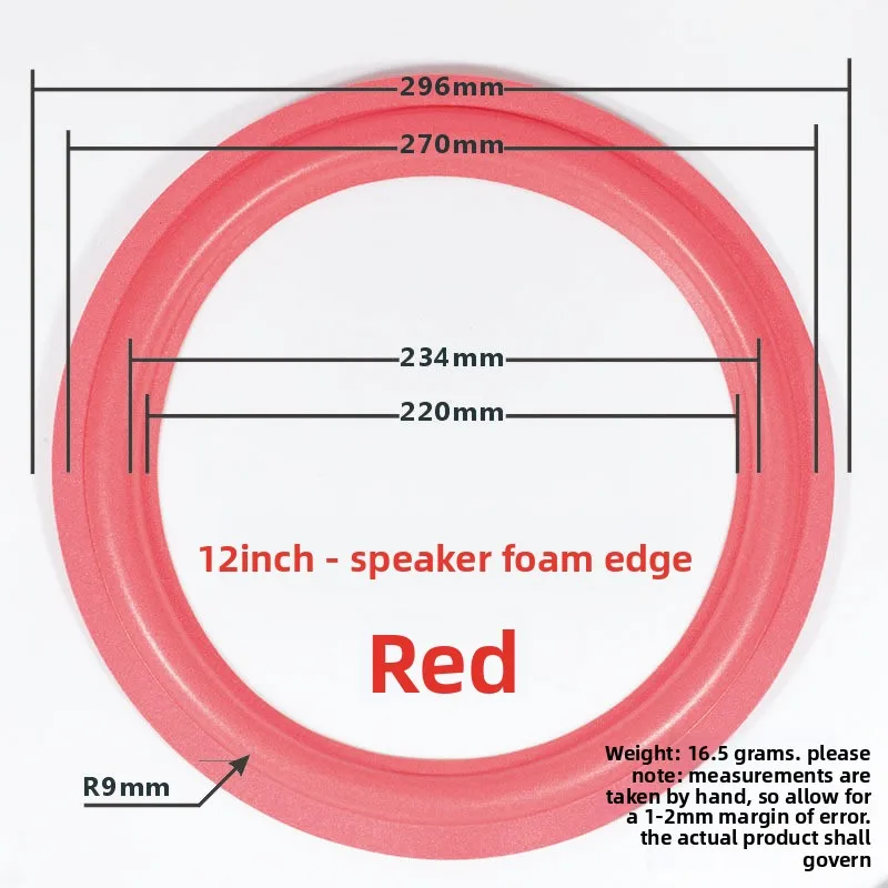 MW Audio 2PCS luidspreker schuimrand 4"-15", woofer rand reparatie sponsringset
