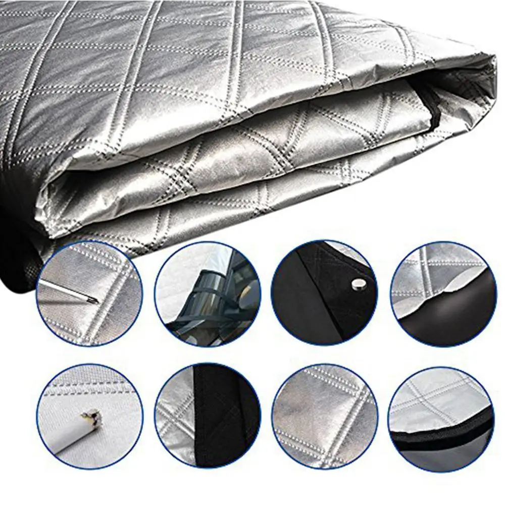 Magnetic Car Windshield Cover Anti Snow Frost Ice Windshield Dust Protector Heat Sun Shade Ice Large Snow Exterior Car Covers