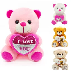 Premium Short Plush Teddy Bear Stuffed Toy - Ideal Birthday Gift with Soft Filler, 20/30cm