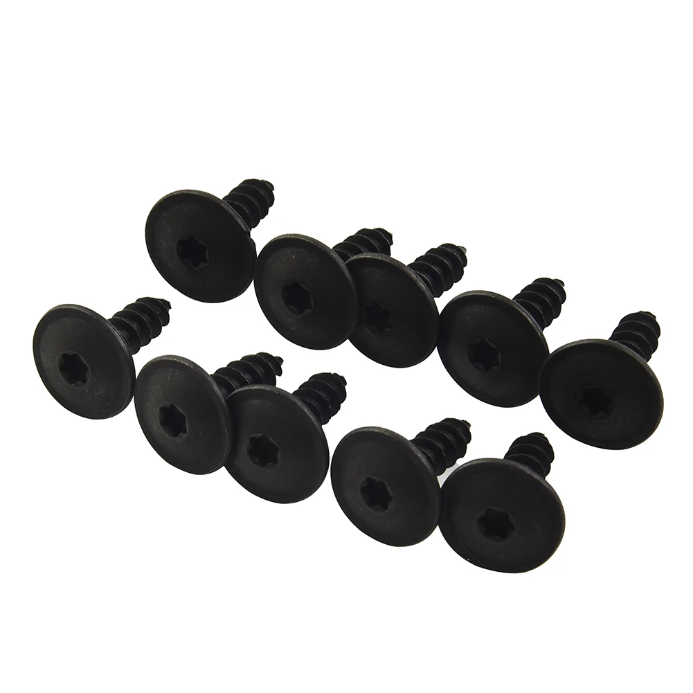 10 Pcs/set Torx Screws Bumper Engine Shield Cover Tray Clips Fastener Retainer For Buses, Trains, Planes, Trucks, Cars