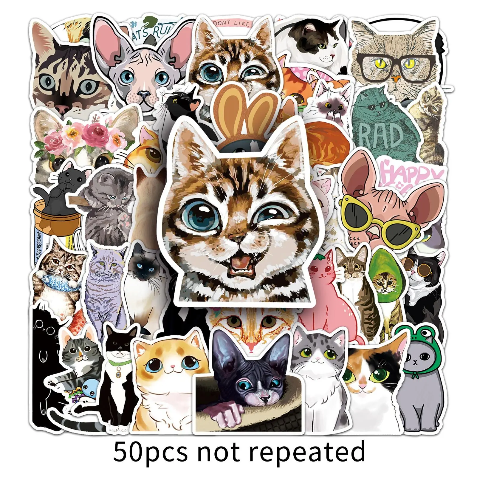 50 adet sevimli kedi karikatür - Kids Toys Laptop incelemesi ve fiyatı