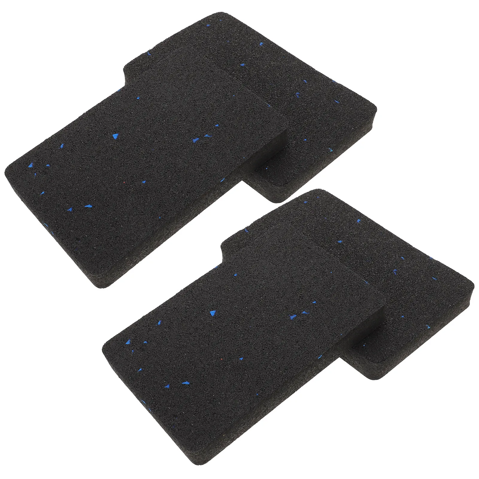 

4Pcs Treadmill Mat Pads High Density Rubber Noise Reduction Shock Absorption Floor Protector for Home Gym Treadmill Stationary