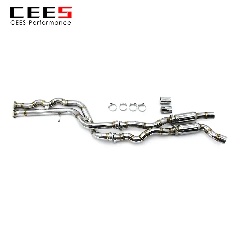 CEES Tuning Performance Mid Pipe Car Accessories Muffler For M2C/M3/M4 F80 F82 F83 F8X S55 3.0T Stainless Steel Exhaust System