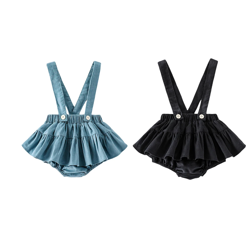 

Autumn New Baby Girls Bodysuit Ruffle One Piece Solid Girls Bodysuit Option Matched Blouse
