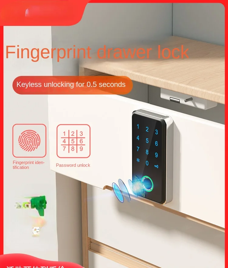 

Fingerprint drawer , intelligent password, anti-theft locker , office storage cabinet door, electronic furniture, shoe cabinet