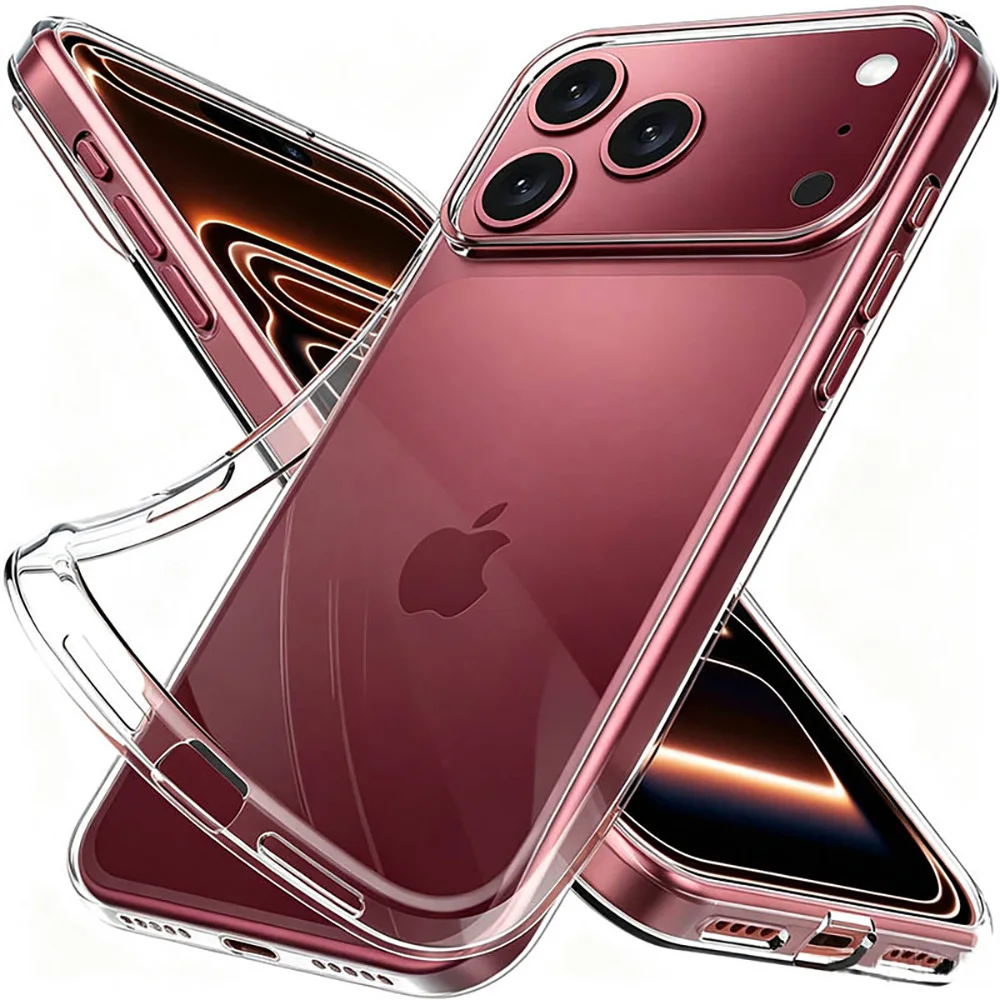 Luxuriöse Transparente Handyhüllen für iPhone 18 Pro Max 17 Pro Max 16 15 11 14 Plus 13 12 Mini 7 8 XS Max XR Hüllen Klare Rückabdeckung