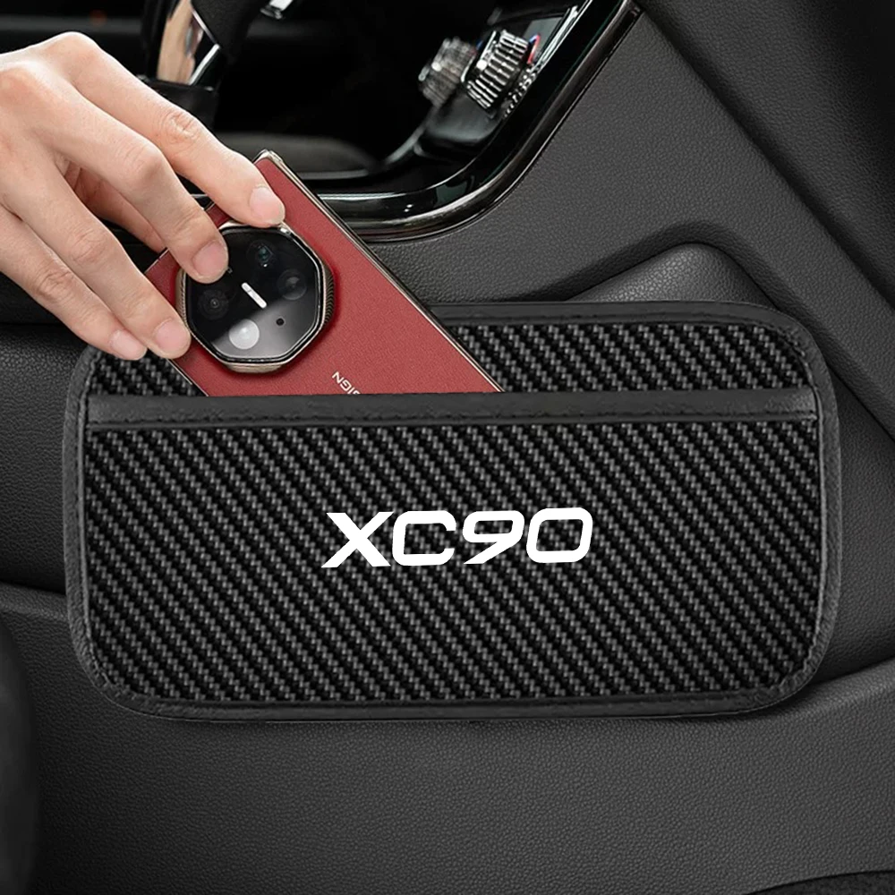

Paste Arbitrarily Car Storage Net Pocket Car Rear Seat Back Storage Pocket Organizer for Volvo XC90