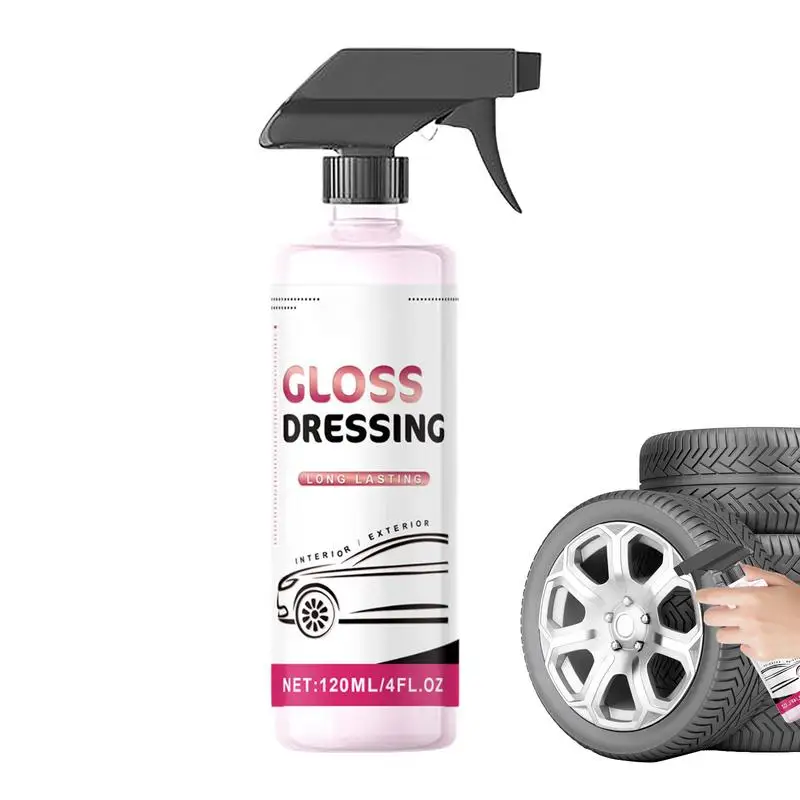 

Auto Interior Trim Restorer 4oz Car Dashboard Polishing Spray Gloss Trim And Tire Restoring Agent For Center Console