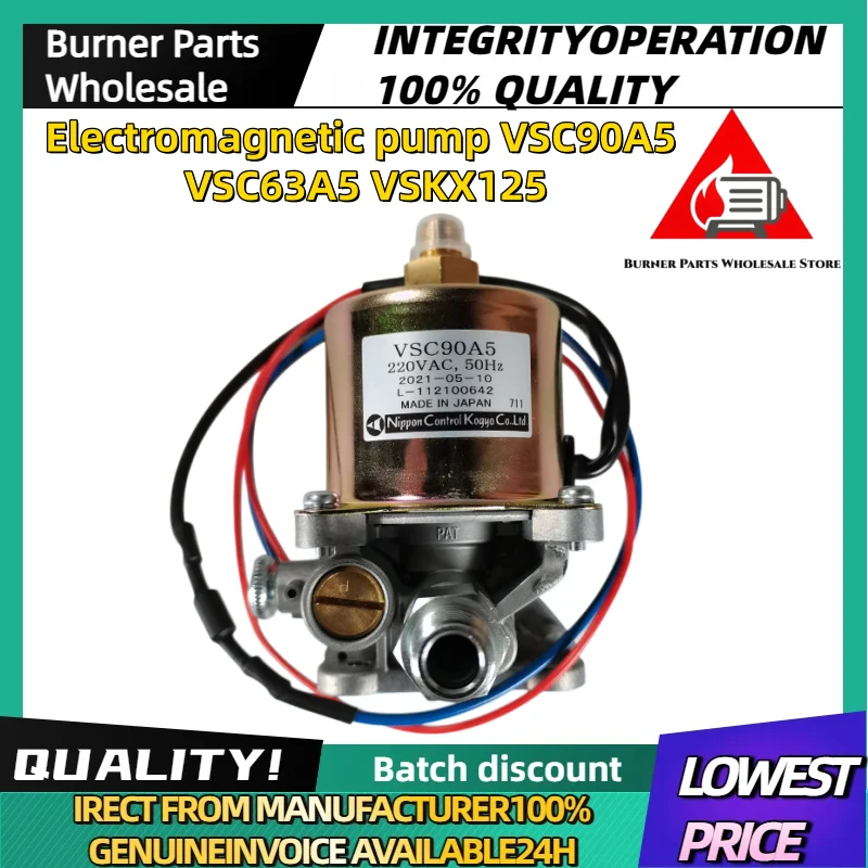 Genuine Japan Solenoid Fuel Pump VSC90A5 VSC63A5 VSKX125 For Methanol Vegetable Oil Commercial Kitchen Stove Replacement Spare P