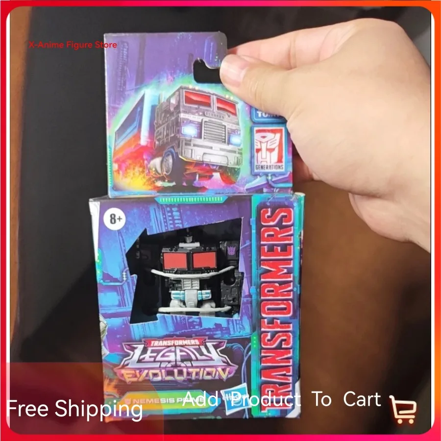 In Stock Core Transformation Toys Dark OP Nemesis Prime Small-scale Action Figure Models Deformable Truck Robot Dolls Boy Gift