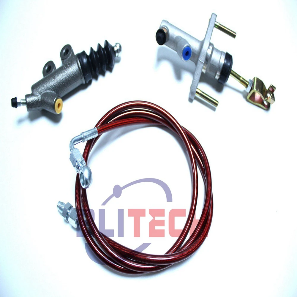 OEM Clutch Slave & Master Cylinder Kit & Clutch Line for 94-01 Acura Integra B18C1 B18C5