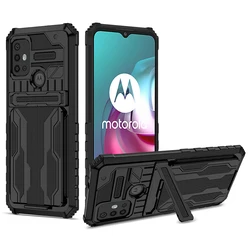 Case for Moto G30 G50 G22 G9 Plus G Pure G Stylus 2021 5G  Case with Card Holder Shockproof Heavy Duty Phone Cover for Motorola