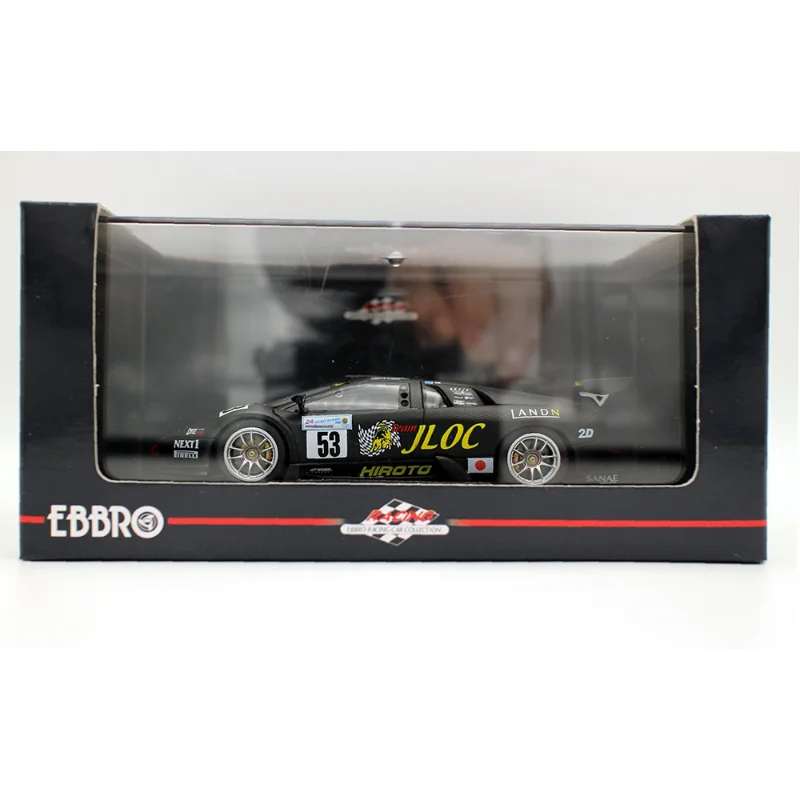 دييكاست EBBRO 1/43 مقياس Murcielago JLOC 2006 لامبورغيني باتموبيل لو مان سباق سبيكة سيارة نموذج تحصيل لعبة هدية تذكارية