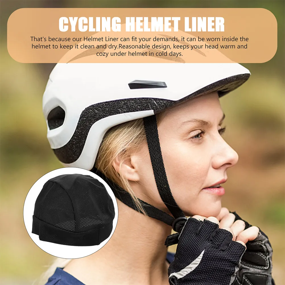 

2pcs Liner Summer Windproof Uv Proof Hat For Outdoor Riding Motorbike Cycling Lightweight Breathable Unisex Inner Cover