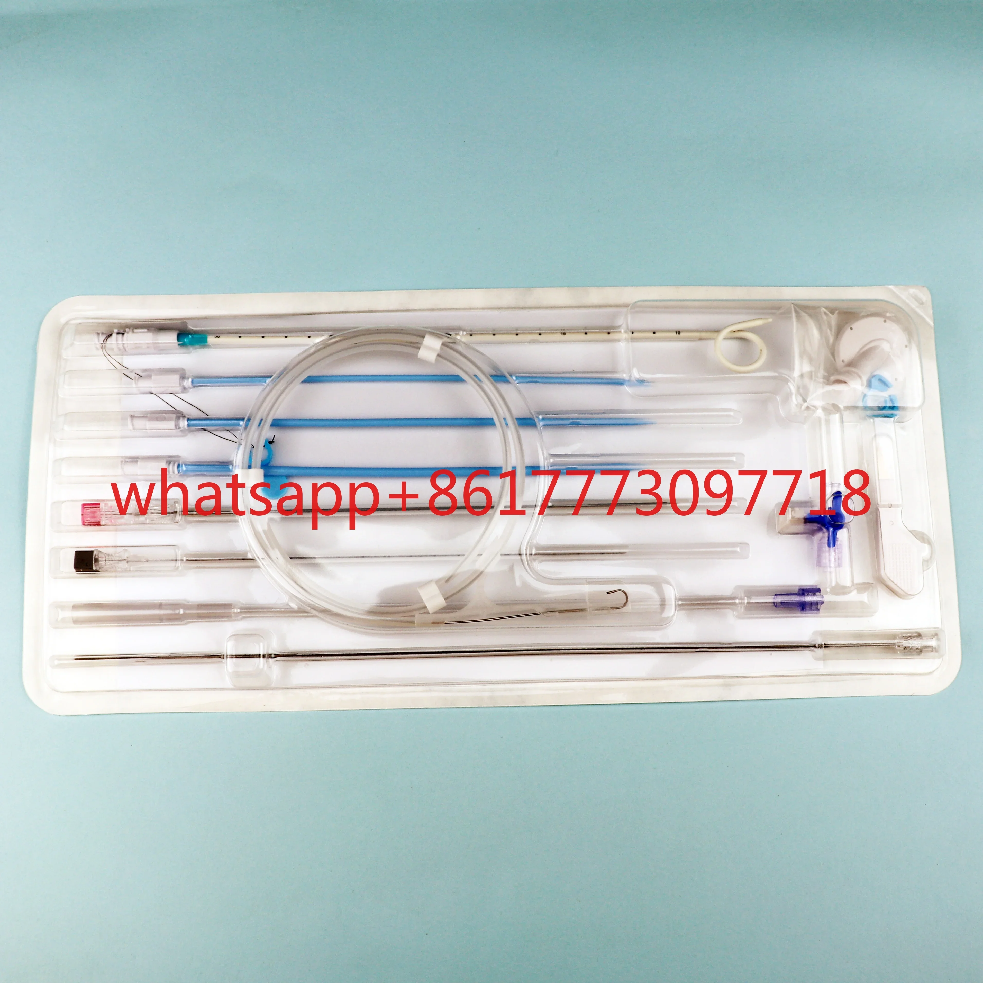 Catheter percutaneous pigtail drainage tube drainage catheter set double j ureteral bracket