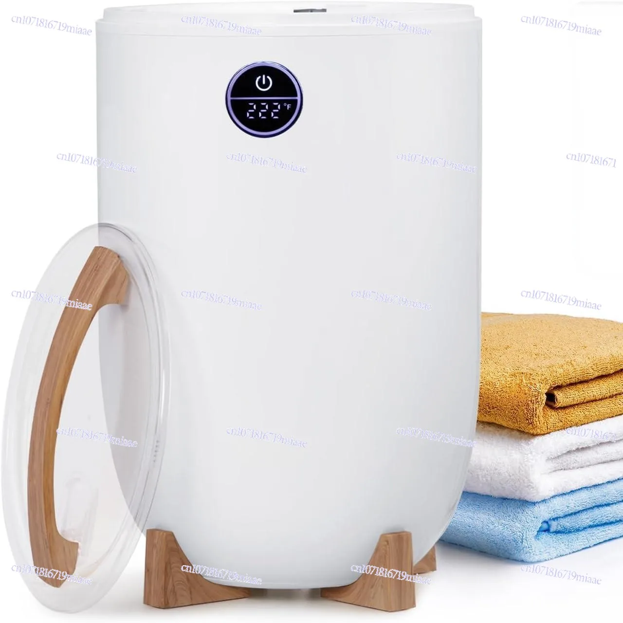 

LCD Touch Button Towel Heating Bucket Adjustable Heating Time Towel Bucket One-click Start Heating Bucket 20L