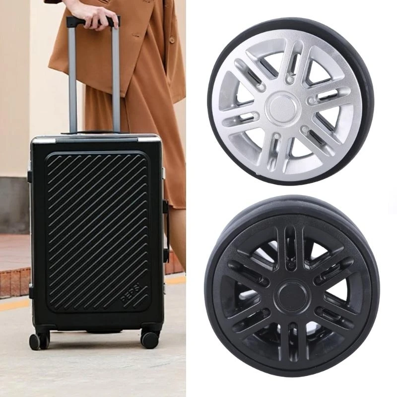 340D 8Pcs Luggages 60mm Plastic Suitcase Double Replacement Spare Part Swivels Castors Repair Kits
