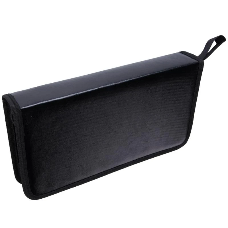  Waterproof PU Materials CDs Disc Organizers Wallet Case For Car Travel Storage