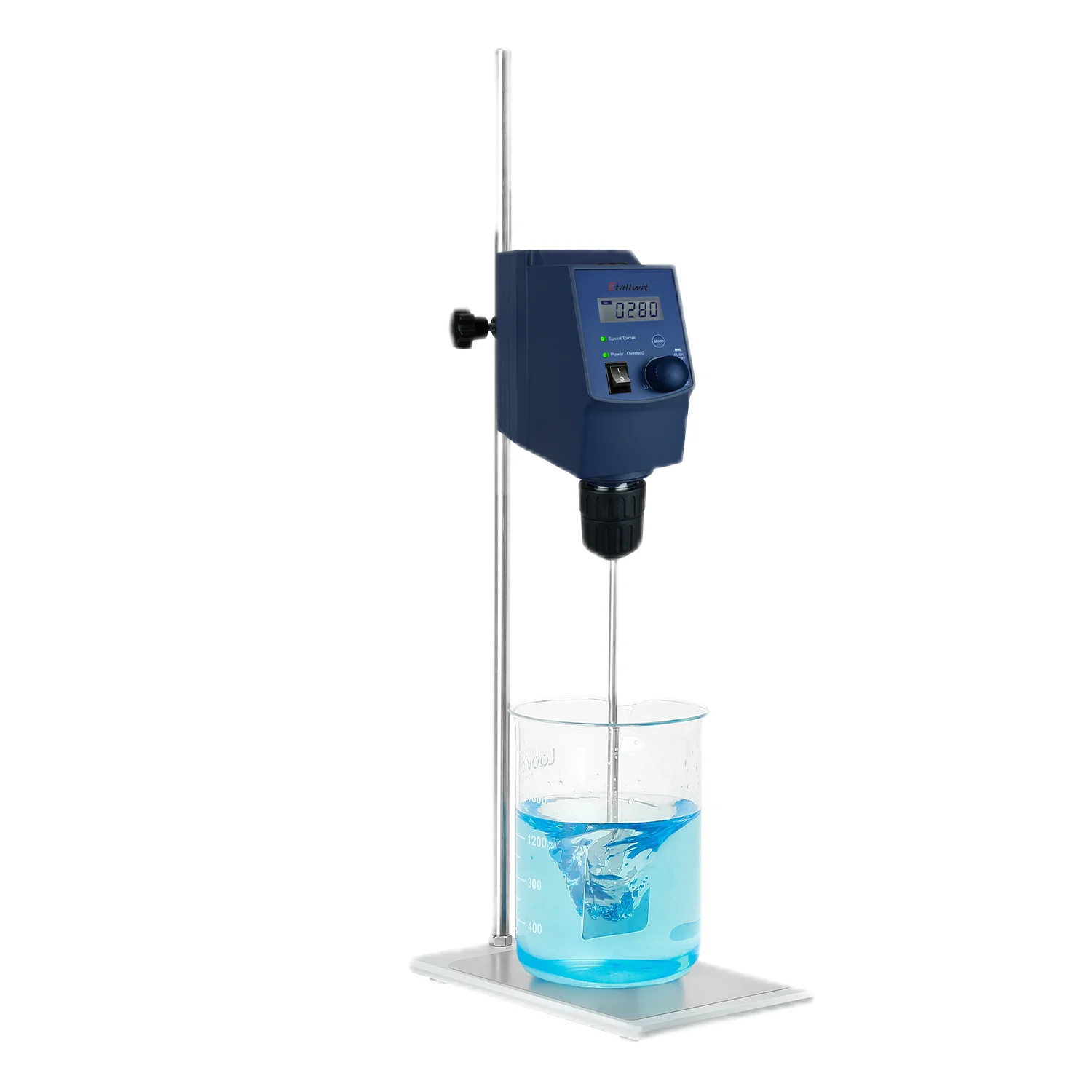 Laboratory Max. Stirring 70L LCD Digital Overhead Stirrer with Timer Includes Centrifugal Stirrer Grand Plate Stand