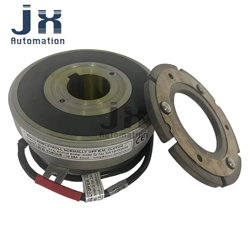 

Built-in Bearing DC 24V 28W 30Nm Industrial Electromagnetic Clutch 14.105.10.3.3 Shaft Hole 20mm H7