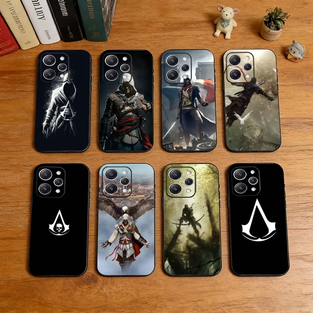 

A-Assassin Creed Logo Graphic Phone Case Silicone Soft For IPhone 17 16 15 14 13 12 11 X XR Plus Pro Max Plus
