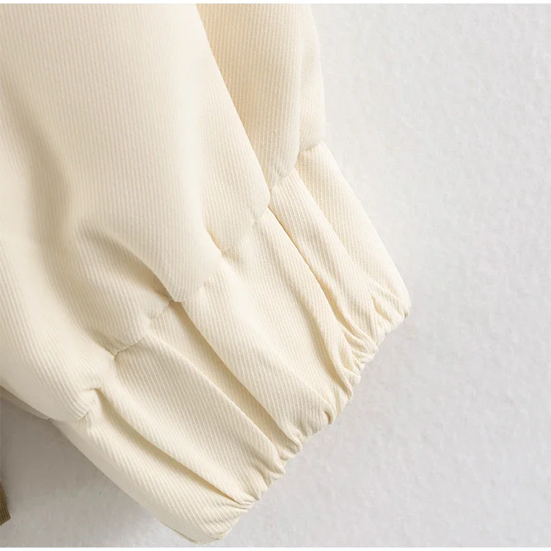 Damen-Oversize-Mäntel mit Kordelzug in der Taille, Stehkragen, Epauletten, Langen Ärmeln, Knopfleiste, Lose Jacken, Schicke Neue Oberbekleidung für Damen – Detail 8
