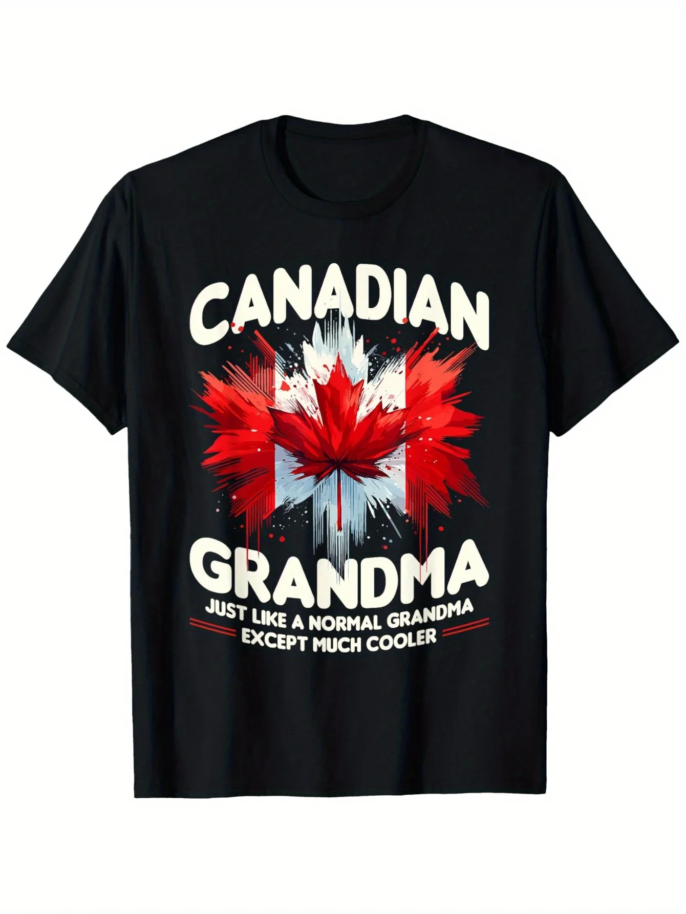 

Canadian Grandma flag T-shirt