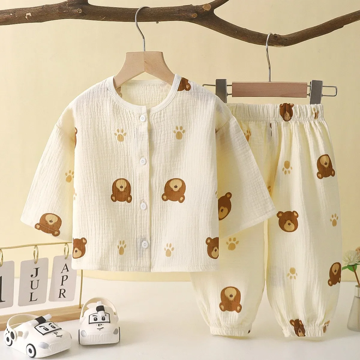 Toddler Boy Clothes Spring Summer Girls Clothing Set Baby Girl Pajamas Set Kids Clothes Sleepwear Boys Homewear Infant Outfits