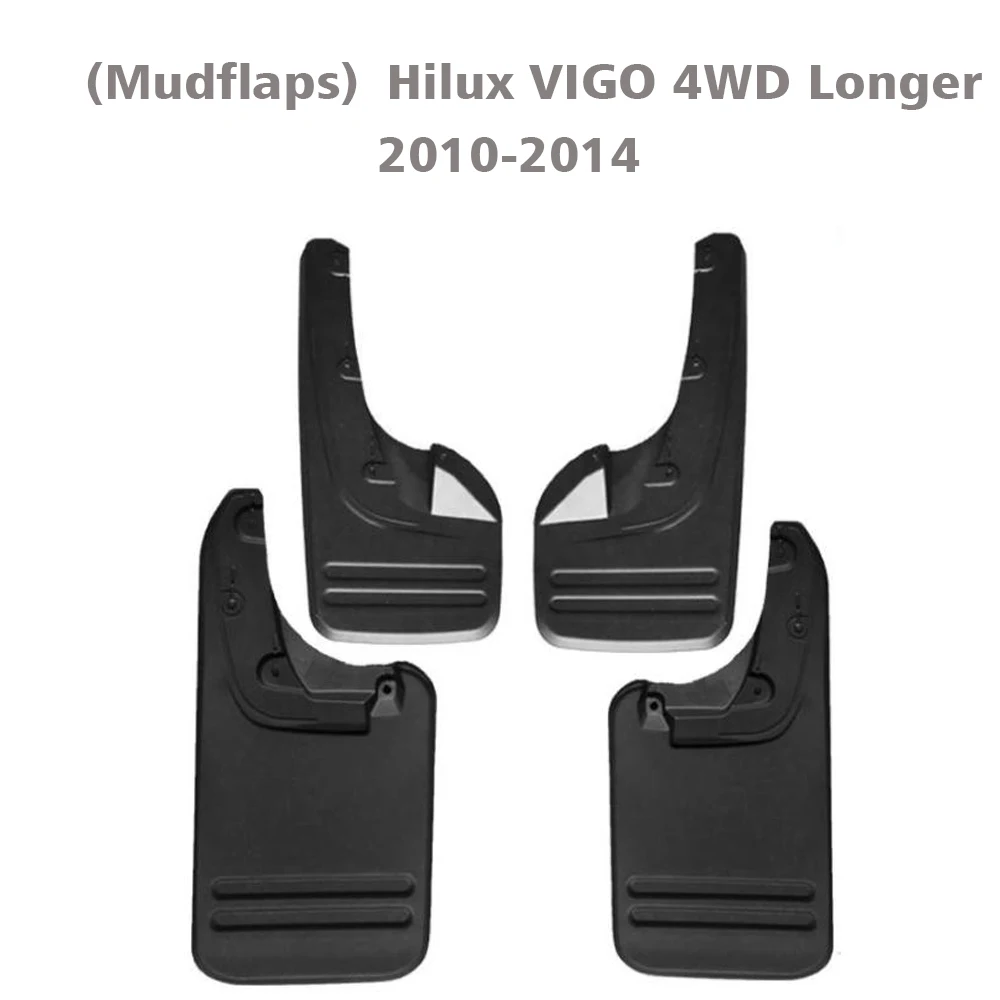 2005 2006 2007 2008 2009 2010 2011 2012 2013 HILUX VIGO 4WD Mudflaps Fender Mud FLaps Guards Splash Mudguard Front Rear 4PCS