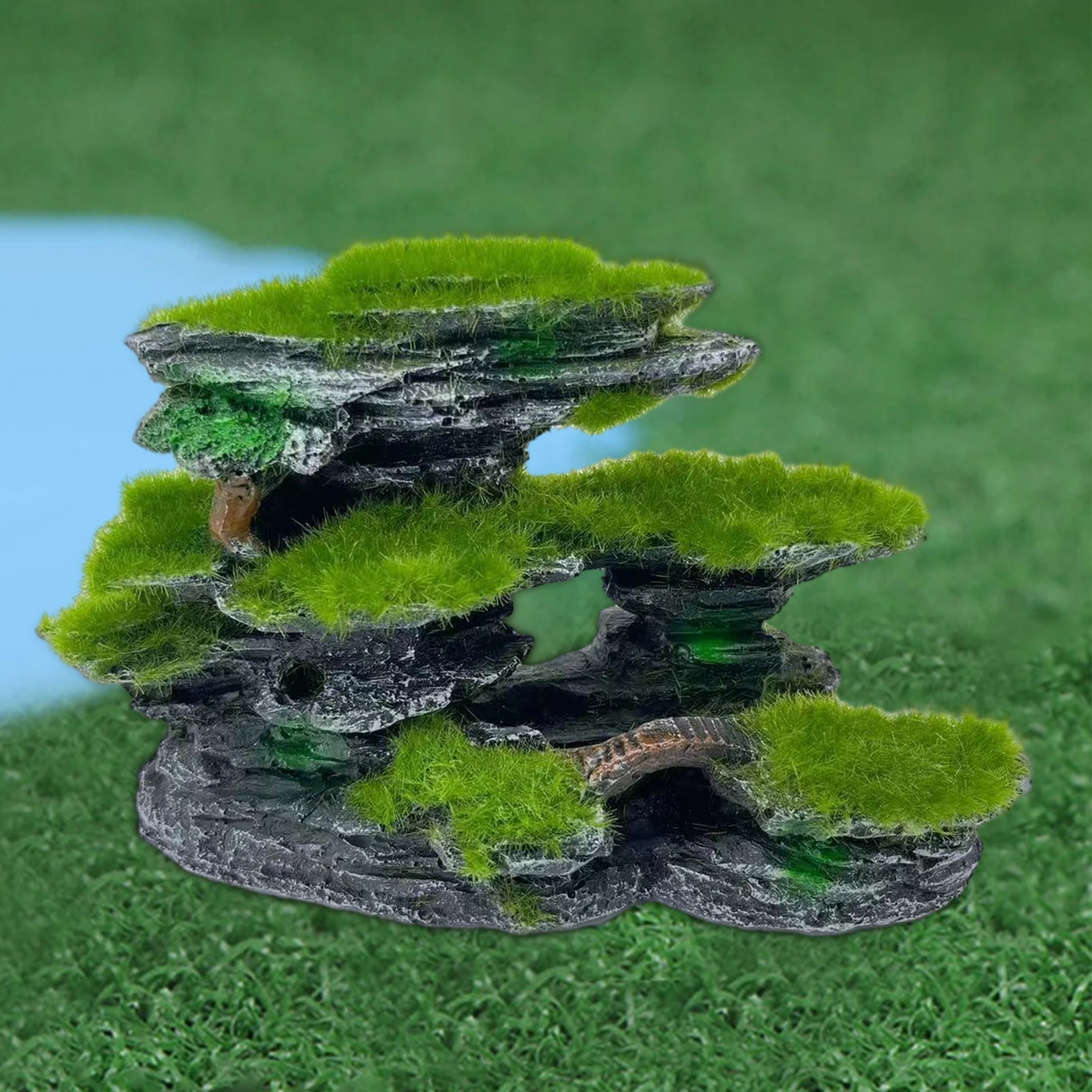 Fish Tank Decoration Rock Cave - Aquarium Fish Bridge 评论和价格