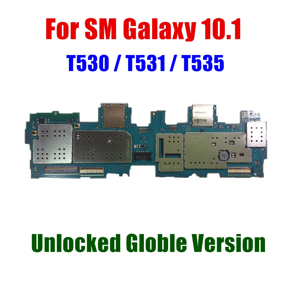 Unlocked mainbaord for Samsung Galaxy 10.1 T530 / T531 / T535 with full chips Motherboard Android OS logic baords