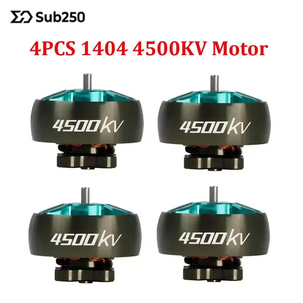 AvaCore4PCS New Sub250 1404 4500KV Motor For 2.5 / 3 Inches Mini Whoops And 3 Inches Freestyle FPV Drone Accessories RC