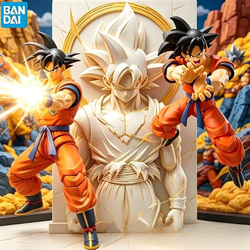 

В НАЛИЧИИ: Оригинальная фигурка Bandai SHF Dragon Ball Z SON GOKU A SAIYAN RAISED ON EARTH, модель игрушки