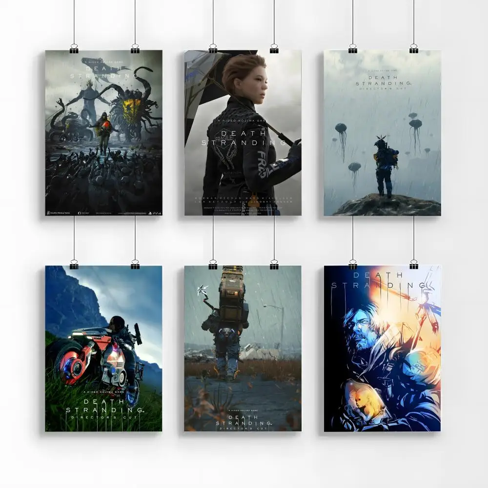 Poster Self-adhesive Painting with prints Home bedroom living room decoration P-Link Heart Game D-Death Stranding