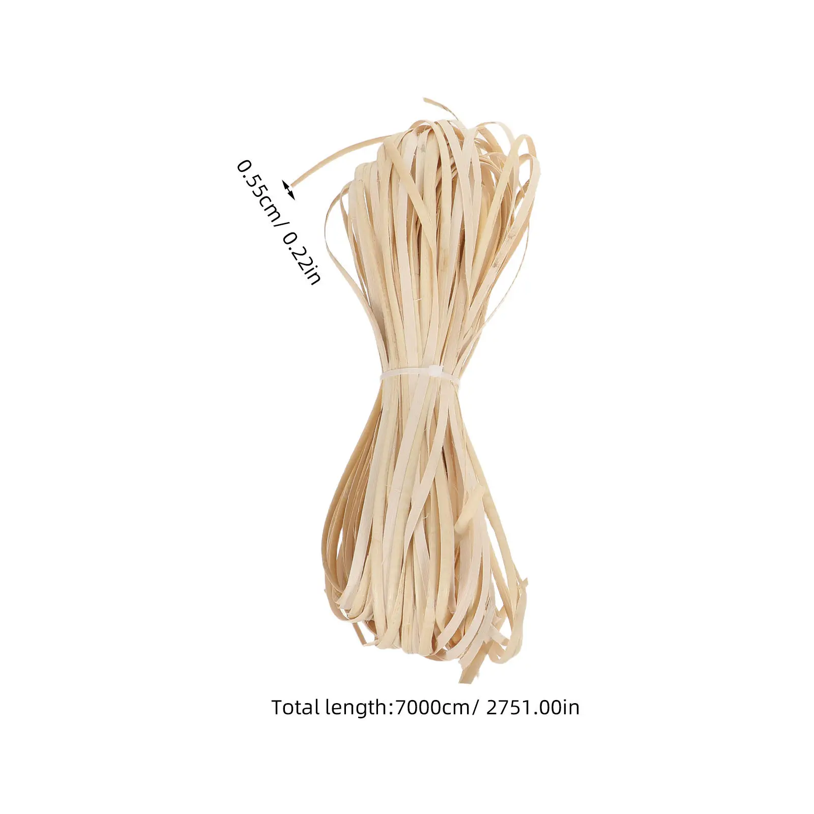 1 Roll Rattan Strip Natural Patio Chair Repair Material Outdoor Furniture Restoration Flat Skin 230Ft Length 1 5 Width Rattan