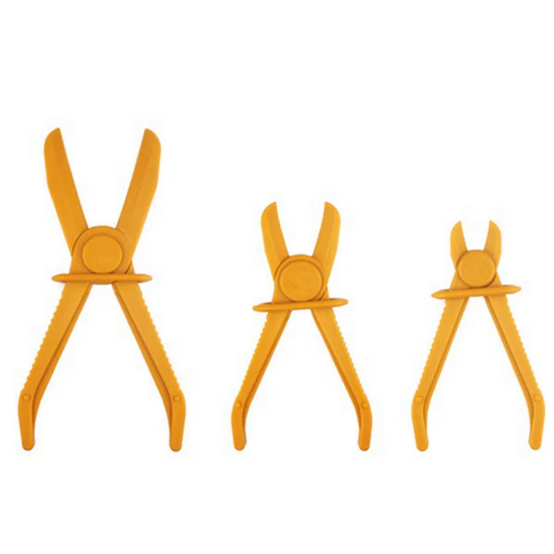 Набор из 6 пластиковых плоскогубцев для трубок, плоскогубцы для уплотнений трубок, пластиковые плоскогубцы, зажим для трубок, инструмент, зажим, охлаждающий шланг-BAAX