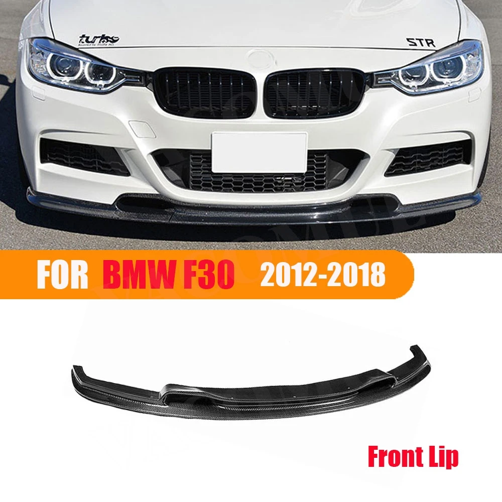 

For BMW 3 Series F30 F35 M Sport 320i 325i 328i 330i 2012-2018 V StyleCarbon Fiber Front Bumper Lip Bodykits