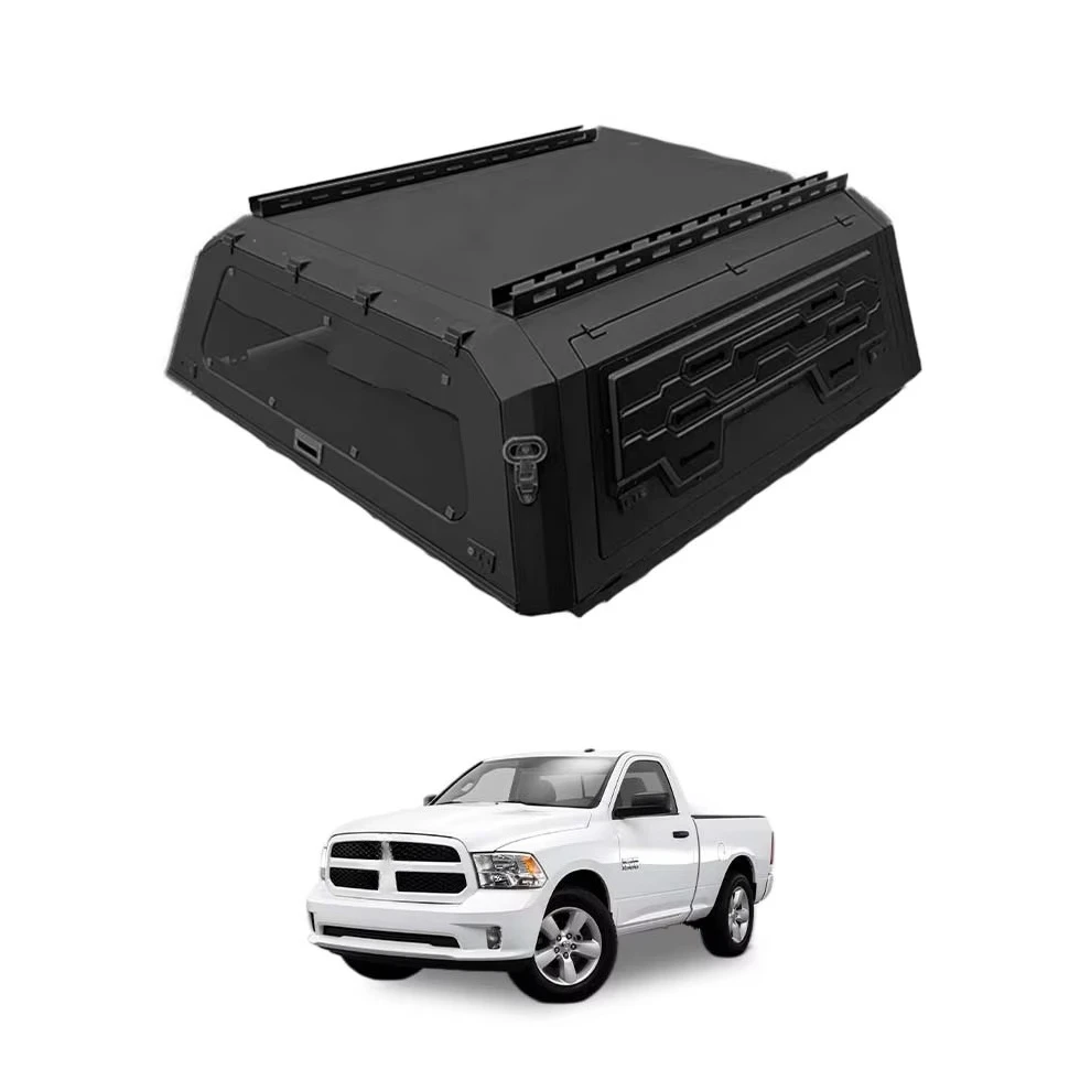 Light Weight Aluminum Pickup Truck Customized Hardtop Topper Hardtop Canopy for Ram 1500 Waterproof Anti-rusted Canopy