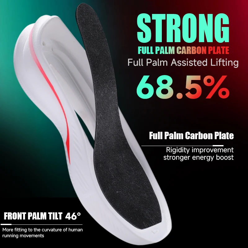 Sepatu lari pria IRUNSVANFull dengan pelat karbon penuh meningkatkan kenyamanan sepatu olahraga wanita profesional untuk maraton, menyerap guncangan dan bernapas.