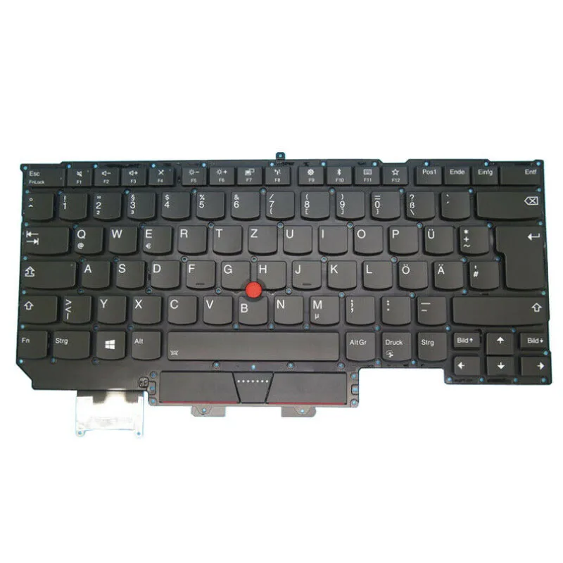 

New For Lenovo Thinkpad X1 Carbon 5th Gen Germany DE GR Backlit Laptop Keyboard