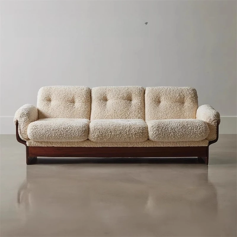 

Luxury Modern Nordic Sofa Wood Velvet Italian Accent Living Room Couch Salon Hotel 3 Seater Woonkamerbanken Furniture Home