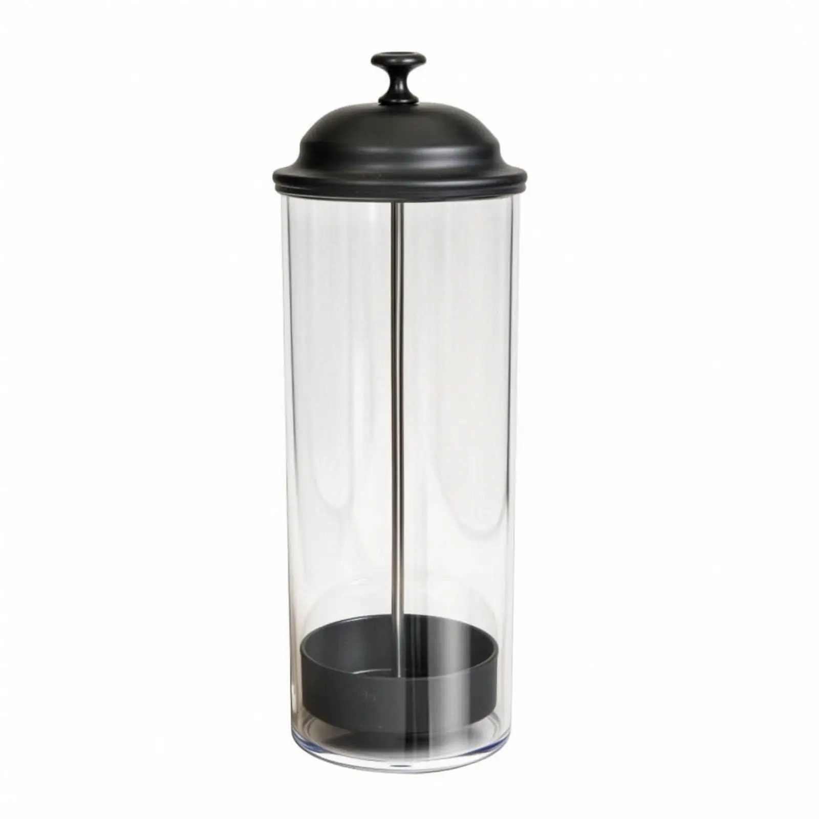 Clear Straw Dispenser with Lid | shielded Covered Top, Countertop Straw Holder, for taverns