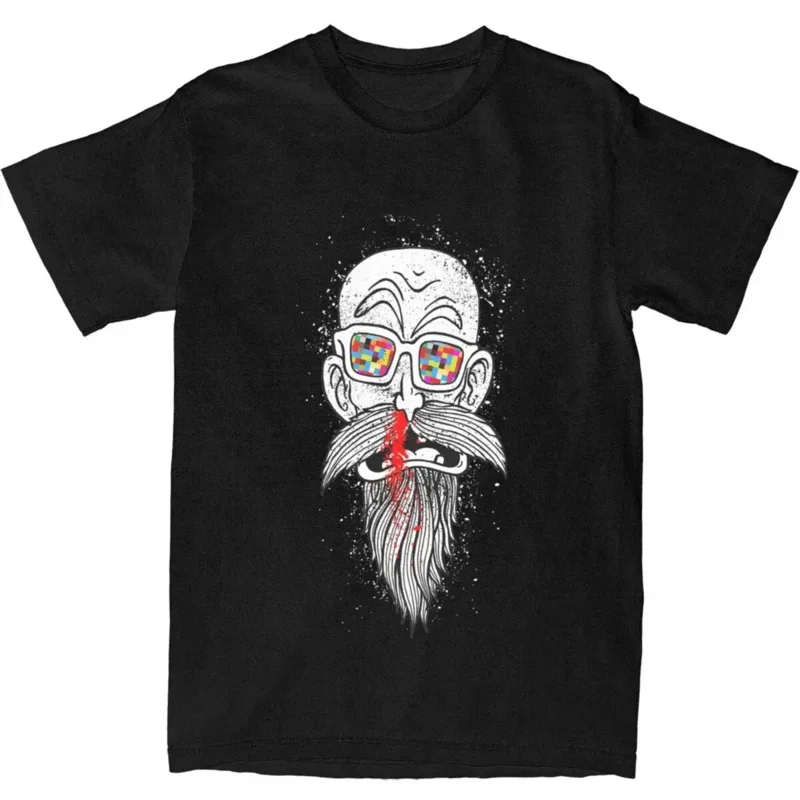 accessories hipster 100% cotton turtle hermit t shirt tee clothing new arrival Men Women Master Roshi shirts heavyweight fashion